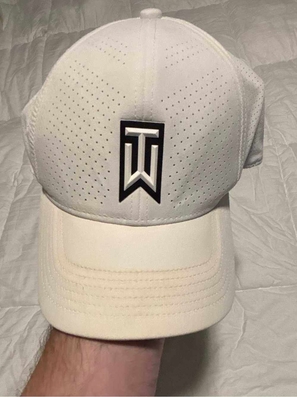 Nike Tiger Woods Collection TW Flexfit White Golf Hat L/XL